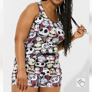 🆕️ SET - 2X DISNEY NIGHTMARE BEFORE CHRISTMAS - SLEEP TANK & PANTY SHORT